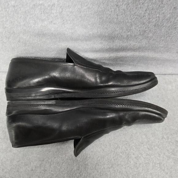 Prada Sport Black Leather Loafers Size 11 - Picture 6 of 10